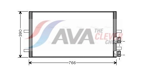 Kondensator, Klimaanlage AVA QUALITY COOLING FDA5407