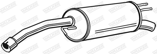 Endschalldämpfer WALKER 21484