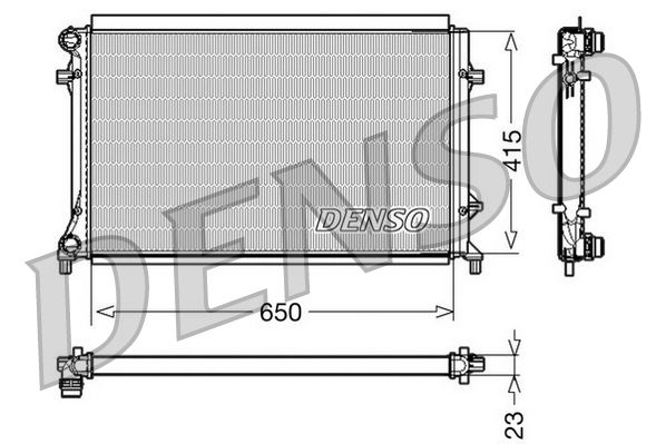Kühler, Motorkühlung DENSO DRM32018
