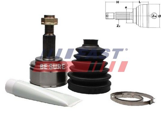 Gelenksatz, Antriebswelle FAST FT25093K