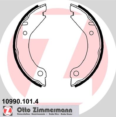 Bremsbackensatz Feststellbremse ZIMMERMANN 10990.101.4
