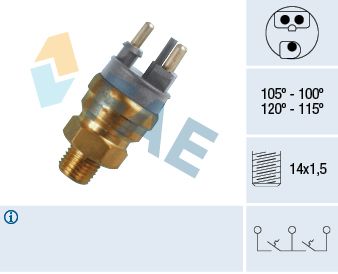 Temperaturschalter, Kühlerlüfter FAE 38140