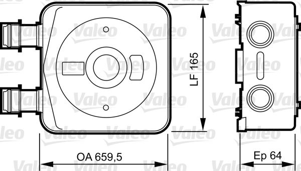 Ölkühler, Motoröl VALEO 818890