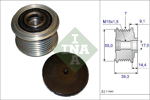 Generatorfreilauf INA 535014210