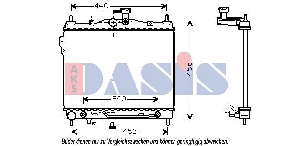 Kühler, Motorkühlung AKS DASIS 510029N