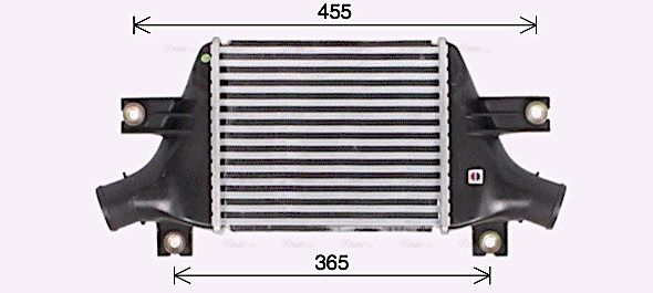Ladeluftkühler AVA QUALITY COOLING mt4273