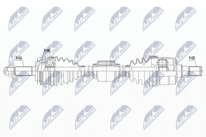 Antriebswelle NTY NPW-KA-376