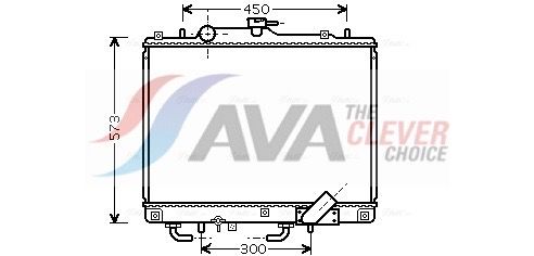 Kühler, Motorkühlung AVA QUALITY COOLING MT2156