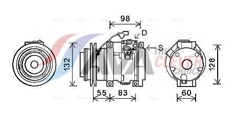 Kompressor, Klimaanlage AVA QUALITY COOLING MTAK219