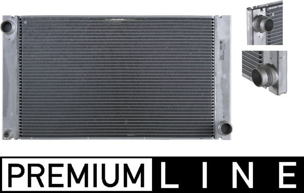 Kühler, Motorkühlung MAHLE cr 577 000p