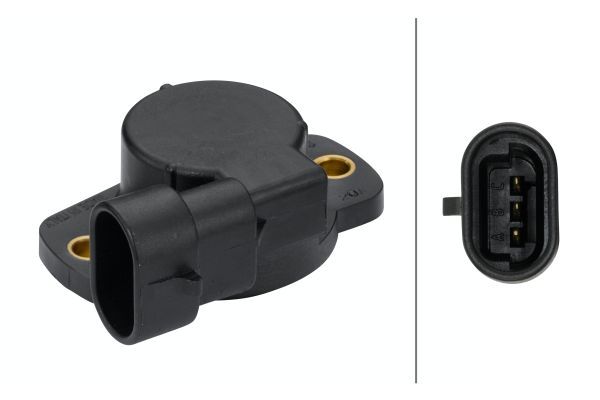 Sensor, Drosselklappenstellung HELLA 6px 008 476-531
