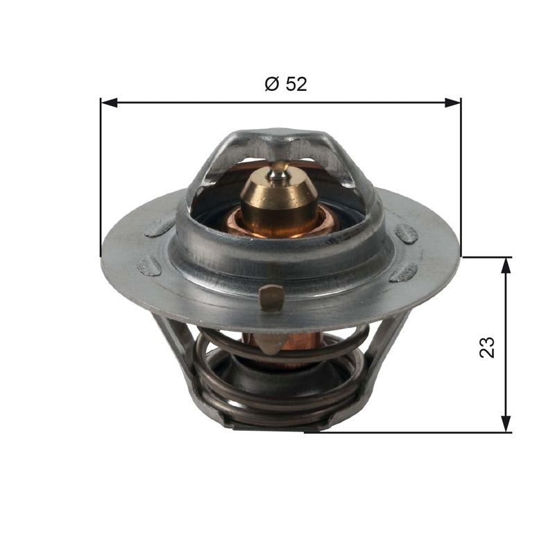 Thermostat, Kühlmittel GATES th14088g1