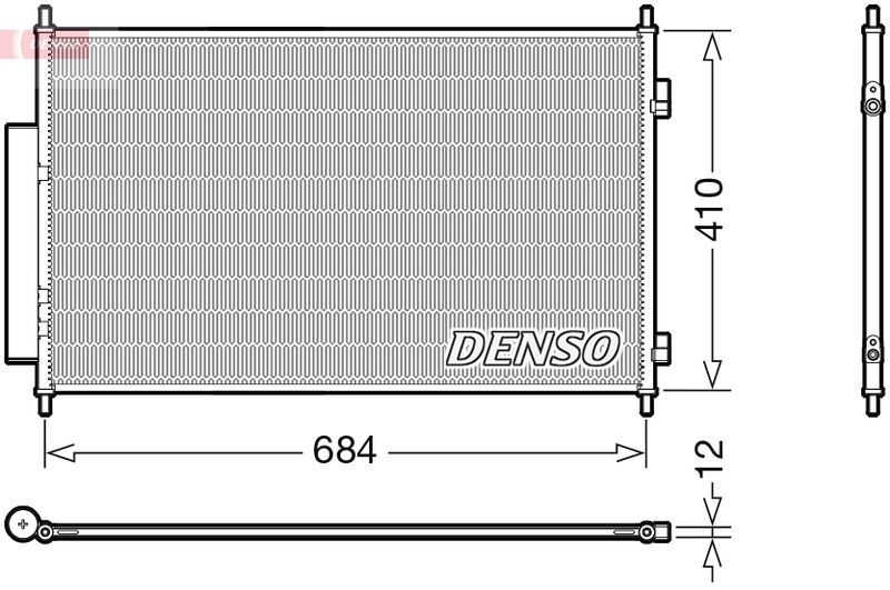 Klimakondensator Klimakühler Denso DCN40027