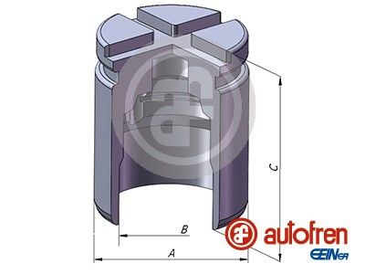 Kolben, Bremssattel AUTOFREN SEINSA D025472