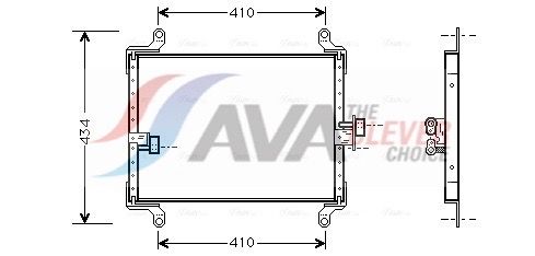 Kondensator, Klimaanlage AVA QUALITY COOLING FT5206