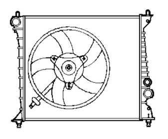 Kühler, Motorkühlung NRF 58257