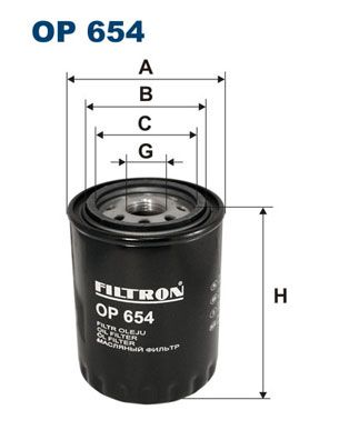 Ölfilter FILTRON op 654