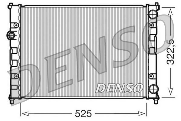 Kühler, Motorkühlung DENSO DRM26008