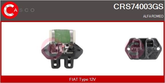 Vorwiderstand Elektromotor-Kühlerlüfter Casco CRS74003GS