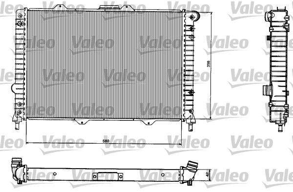 Kühler, Motorkühlung VALEO 732584