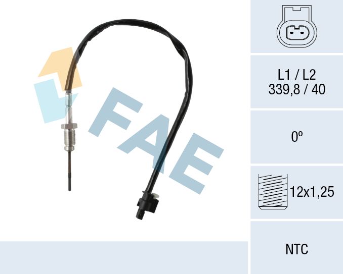 Sensor, Abgastemperatur FAE 68621