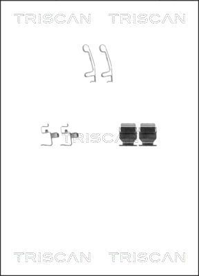 Zubehörsatz Scheibenbremsbelag TRISCAN 8105 411606