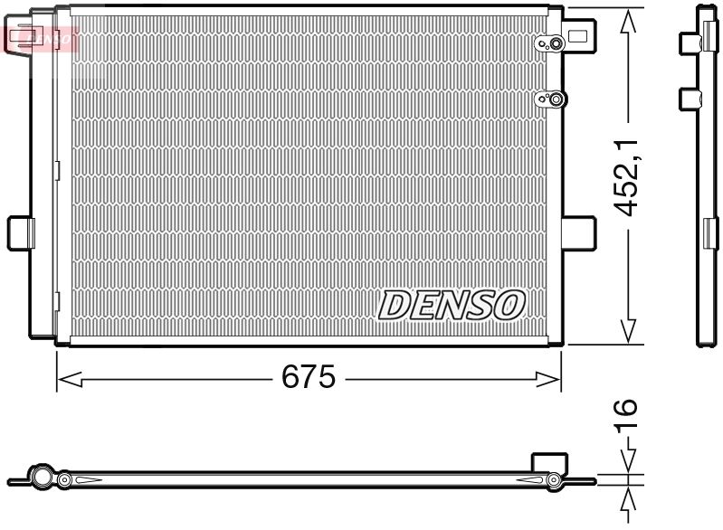 Klimakondensator Klimakühler Denso DCN32065
