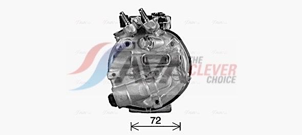 Kompressor, Klimaanlage AVA QUALITY COOLING AUAK341