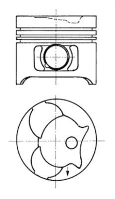 Kolben KOLBENSCHMIDT 94675600