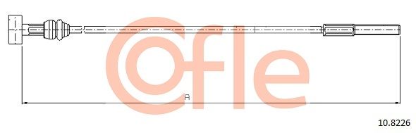 Seilzug Feststellbremse COFLE 10.8226