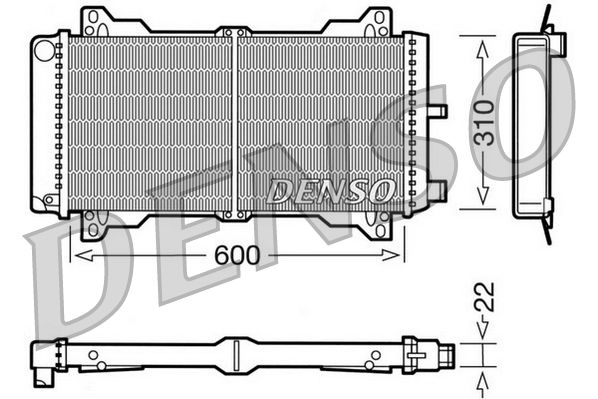 Kühler, Motorkühlung DENSO DRM10013