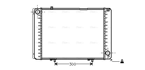Kühler, Motorkühlung AVA QUALITY COOLING ms2134