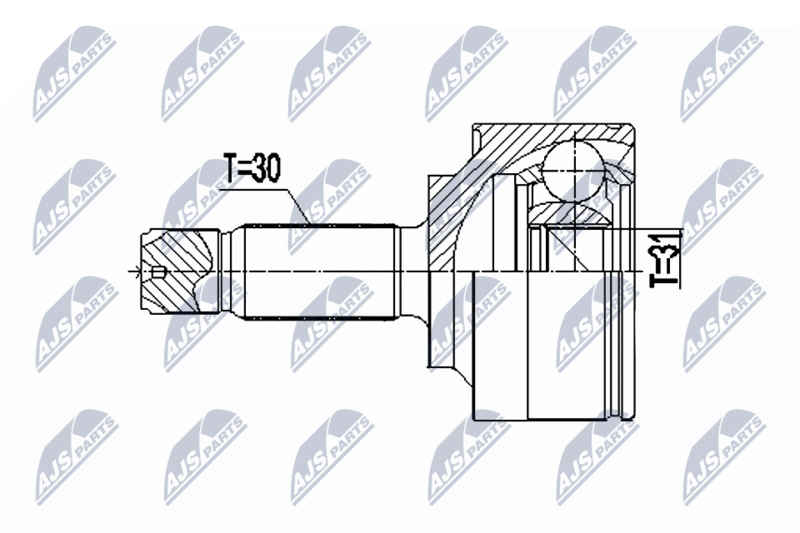 Gelenksatz Antriebswelle NTY NPZ-ME-033