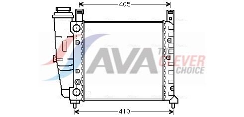 Kühler, Motorkühlung AVA QUALITY COOLING FT2076