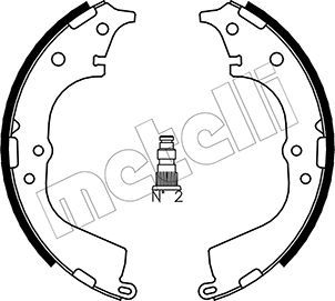 Bremsbackensatz METELLI 53-0428