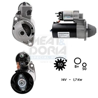 Starter MEAT & DORIA 5010061G