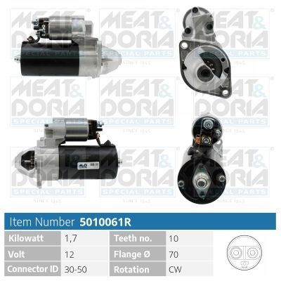 Starter MEAT & DORIA 5010061R