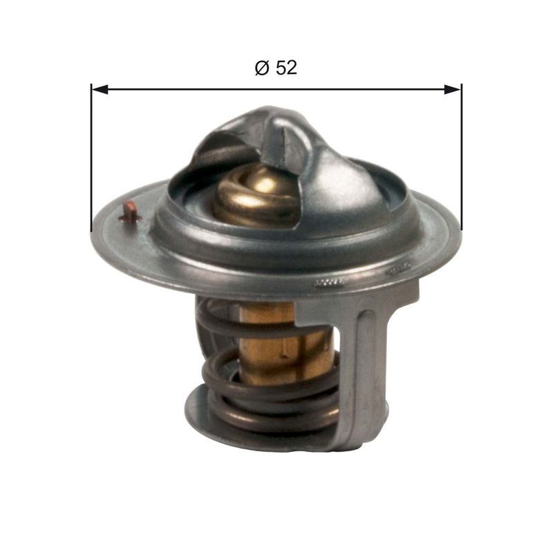 Thermostat, Kühlmittel GATES TH47188G1
