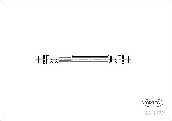 Bremsschlauch CORTECO 19019978