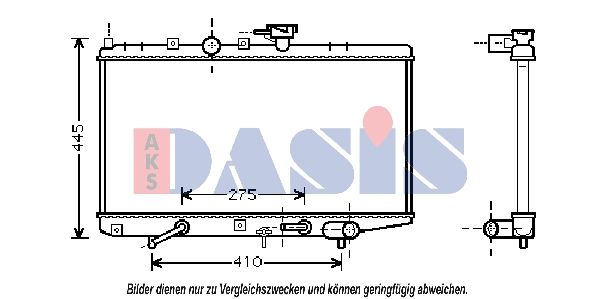 Kühler, Motorkühlung AKS DASIS 510048N
