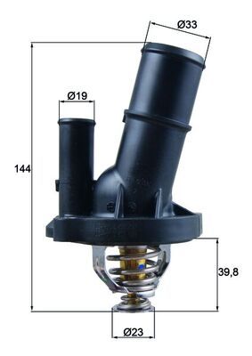 Thermostat, Kühlmittel MAHLE TI23082