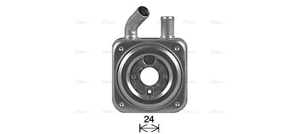 Ölkühler, Motoröl AVA QUALITY COOLING hy3584