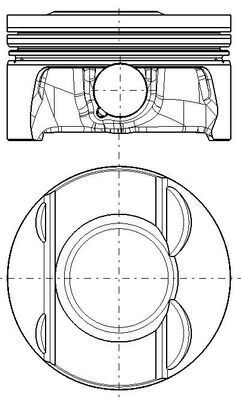 Kolben MAHLE 028PI00174002