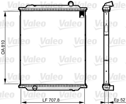 Kühlernetz, Motorkühlung VALEO 733521