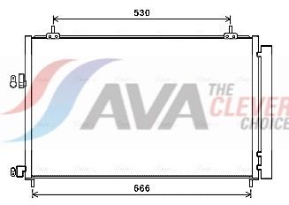 Kondensator, Klimaanlage AVA QUALITY COOLING TO5679D