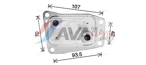 Ölkühler, Motoröl AVA QUALITY COOLING CN3327