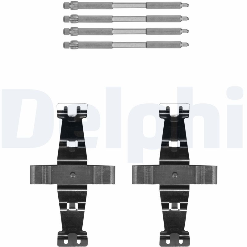 Zubehörsatz, Scheibenbremsbelag DELPHI LX0693