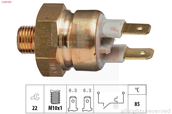 Temperaturschalter, Kühlmittelwarnlampe EPS 1.840.056
