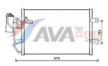 Kondensator, Klimaanlage AVA QUALITY COOLING MSA5289D