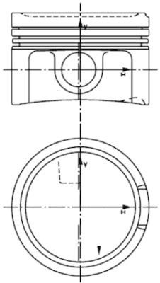 Kolben KOLBENSCHMIDT 40434600